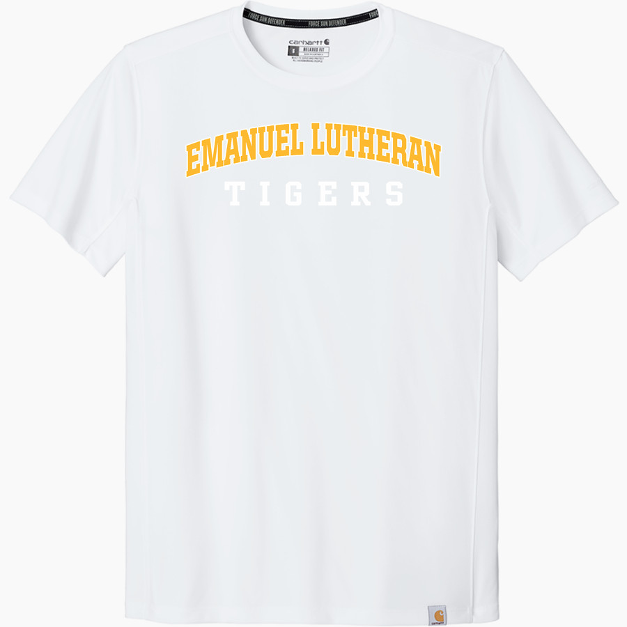 Emanuel Lutheran Tigers <span class="pdp-name-mascot">Emanuel Lutheran School Tigers</span> Carhartt Men's Force Sun Defender Short Sleeve T-Shirt