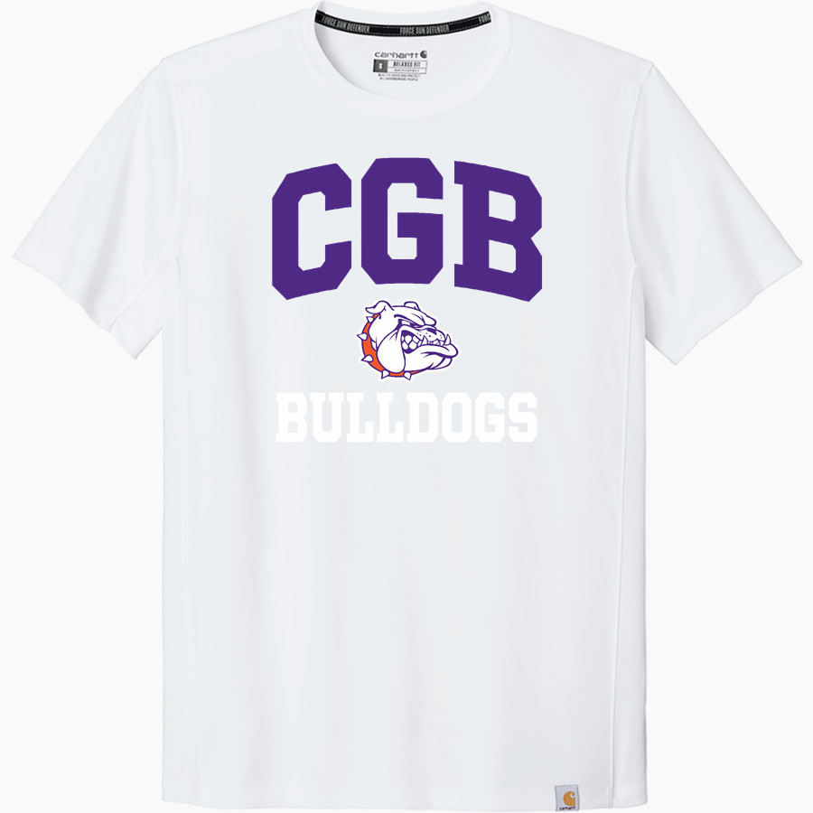 BEMENT MIDDLE SCHOOL BULLDOGS Carhartt Men's Force Sun Defender Short Sleeve T-Shirt