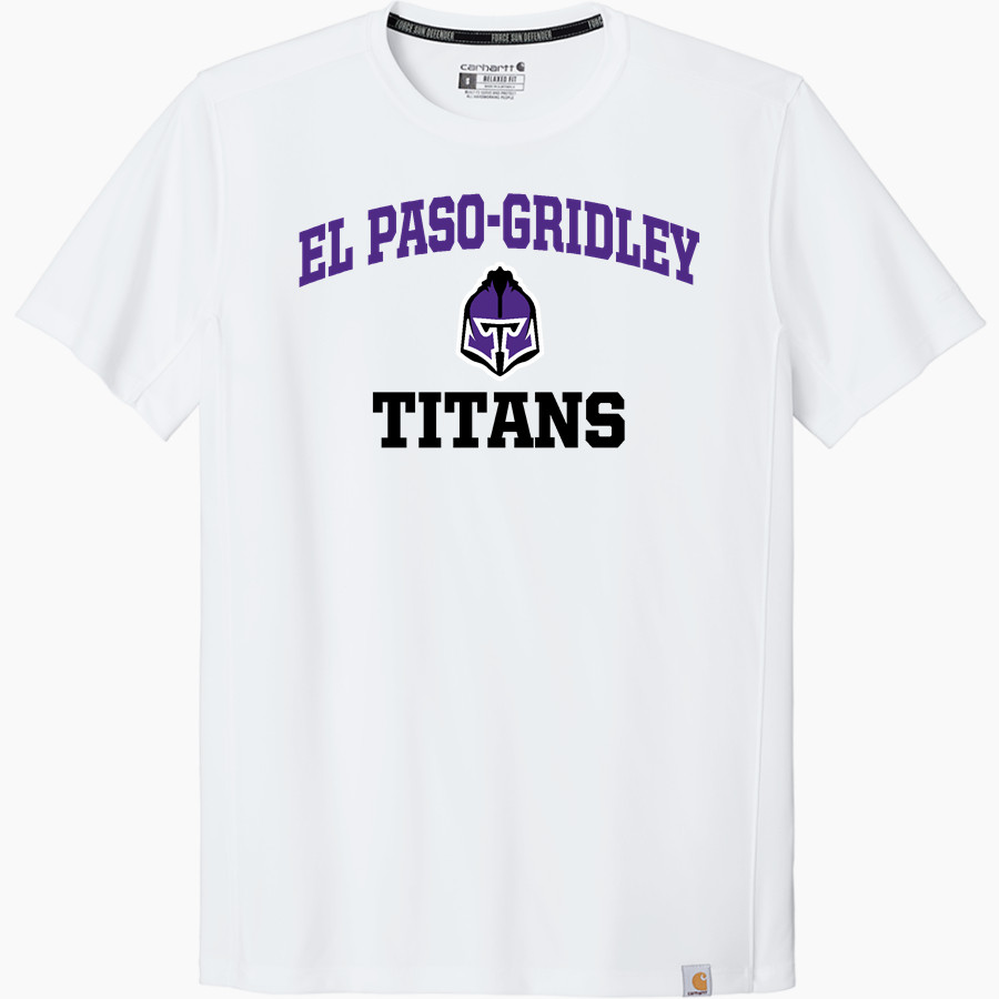 El Paso-Gridley Titans Carhartt Men's Force Sun Defender Short Sleeve T-Shirt