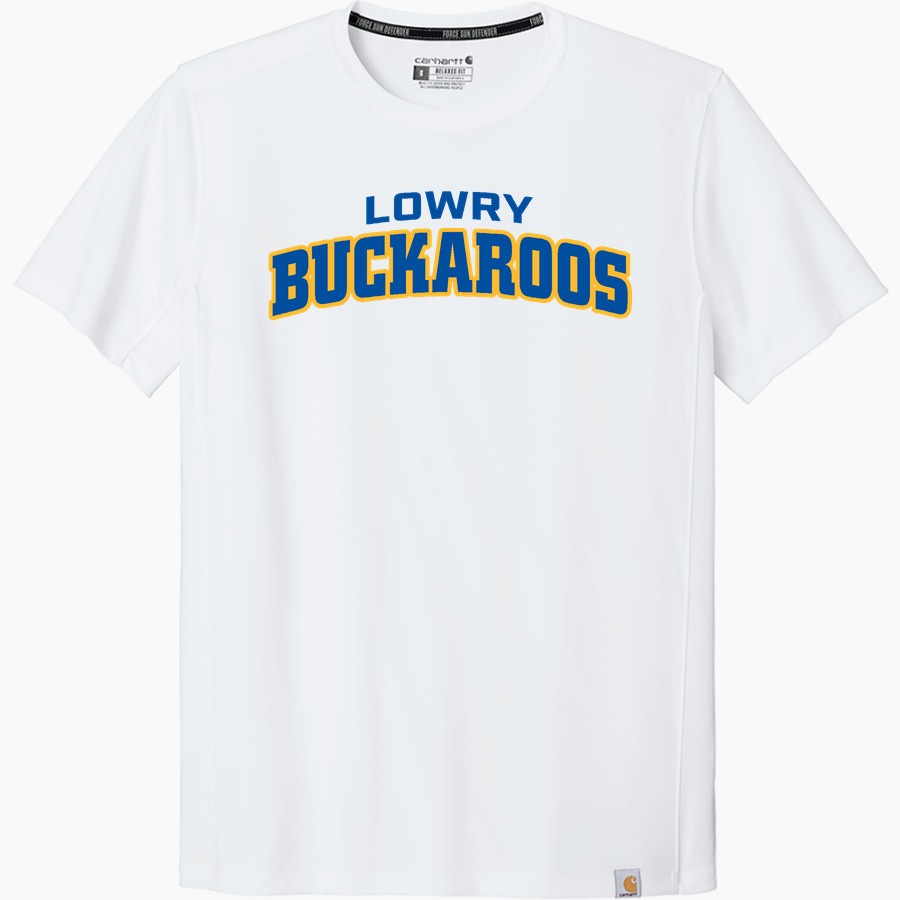 LOWRY HIGH SCHOOL BUCKAROOS <span class="pdp-name-mascot">LOWRY BUCKAROOS</span> Carhartt Men's Force Sun Defender Short Sleeve T-Shirt