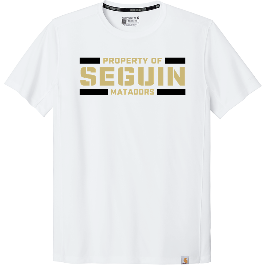 SEGUIN HIGH SCHOOL MATADORS <span class="pdp-name-mascot">SEGUIN MATADORS</span> Carhartt Men's Force Sun Defender Short Sleeve T-Shirt