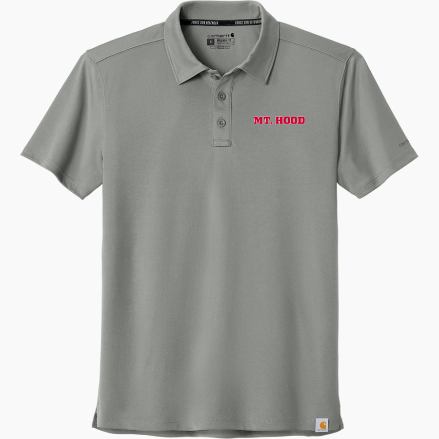 Mt. Hood Community College Mt. Hood Community C <span class="pdp-name-mascot">Mt. Hood Community College</span> Carhartt Men's Force Sun Defender Polo