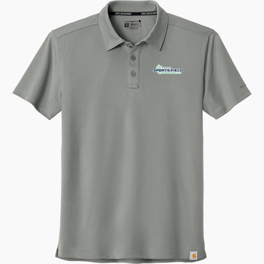 Nebraska Turfgrass Association Association <span class="pdp-name-mascot">Nebraska Turfgrass</span> Carhartt Men's Force Sun Defender Polo