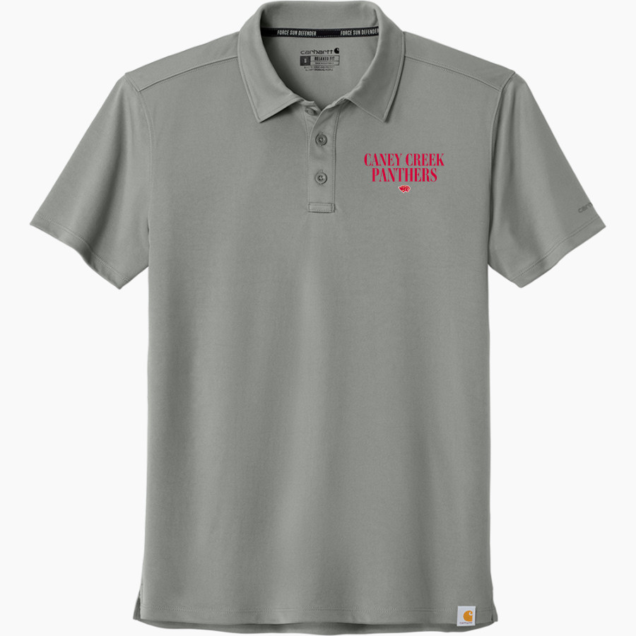 CANEY CREEK HIGH SCHOOL PANTHERS Carhartt Men's Force Sun Defender Polo