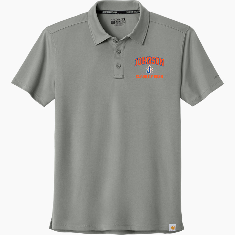 Johnson Atom Smashers <span class="pdp-name-mascot">Sol C. Johnson Atom Smashers</span> Carhartt Men's Force Sun Defender Polo