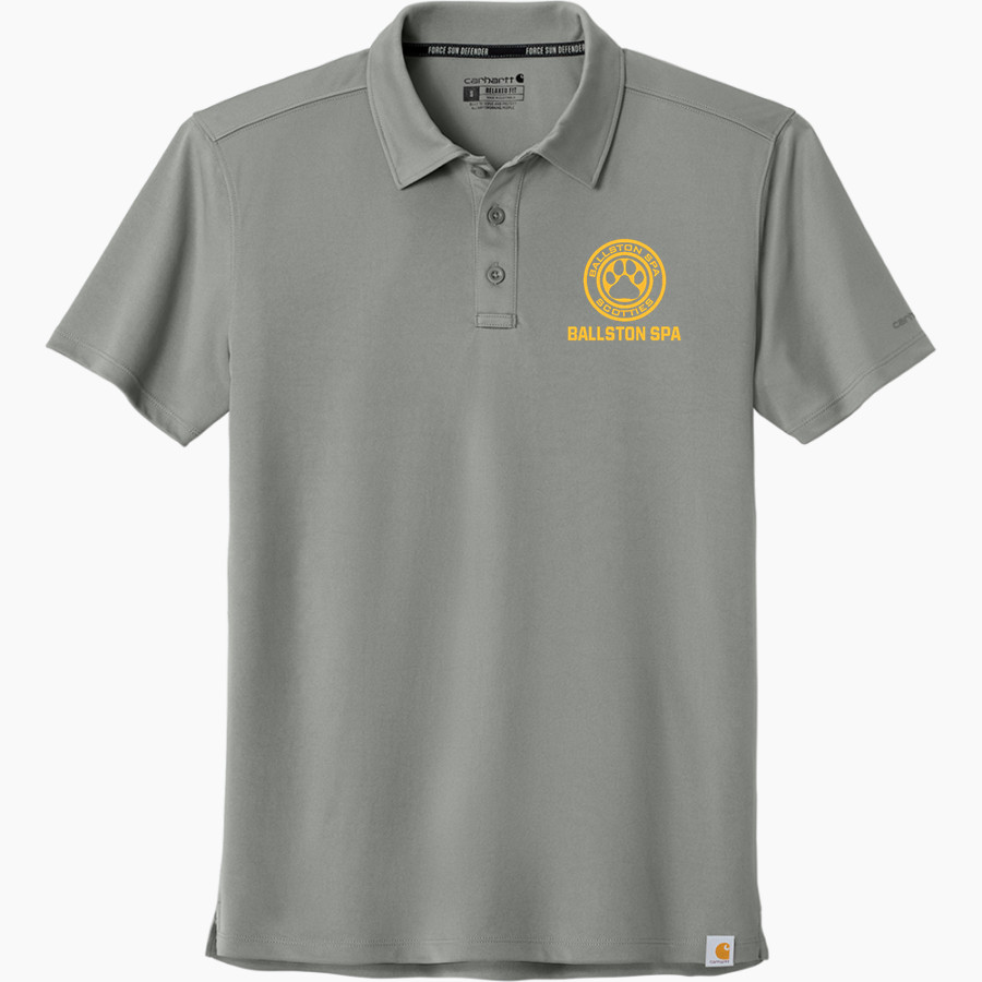 Ballston Spa Scotties The Official Online Store <span class="pdp-name-mascot">Baaston Spa Scotties</span> Carhartt Men's Force Sun Defender Polo