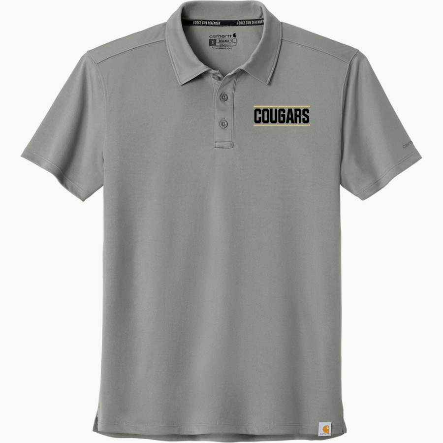 Manassas Park Cougars Carhartt Men's Force Sun Defender Polo