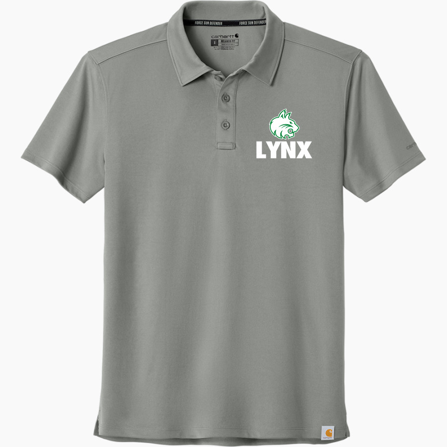 <span class="pdp-name-mascot">Lincoln Lynx</span> Carhartt Men's Force Sun Defender Polo