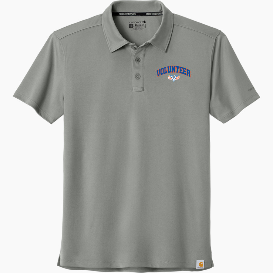 VOLUNTEER HIGH SCHOOL FALCONS <span class="pdp-name-mascot">VOLUNTEER FALCONS</span> Carhartt Men's Force Sun Defender Polo