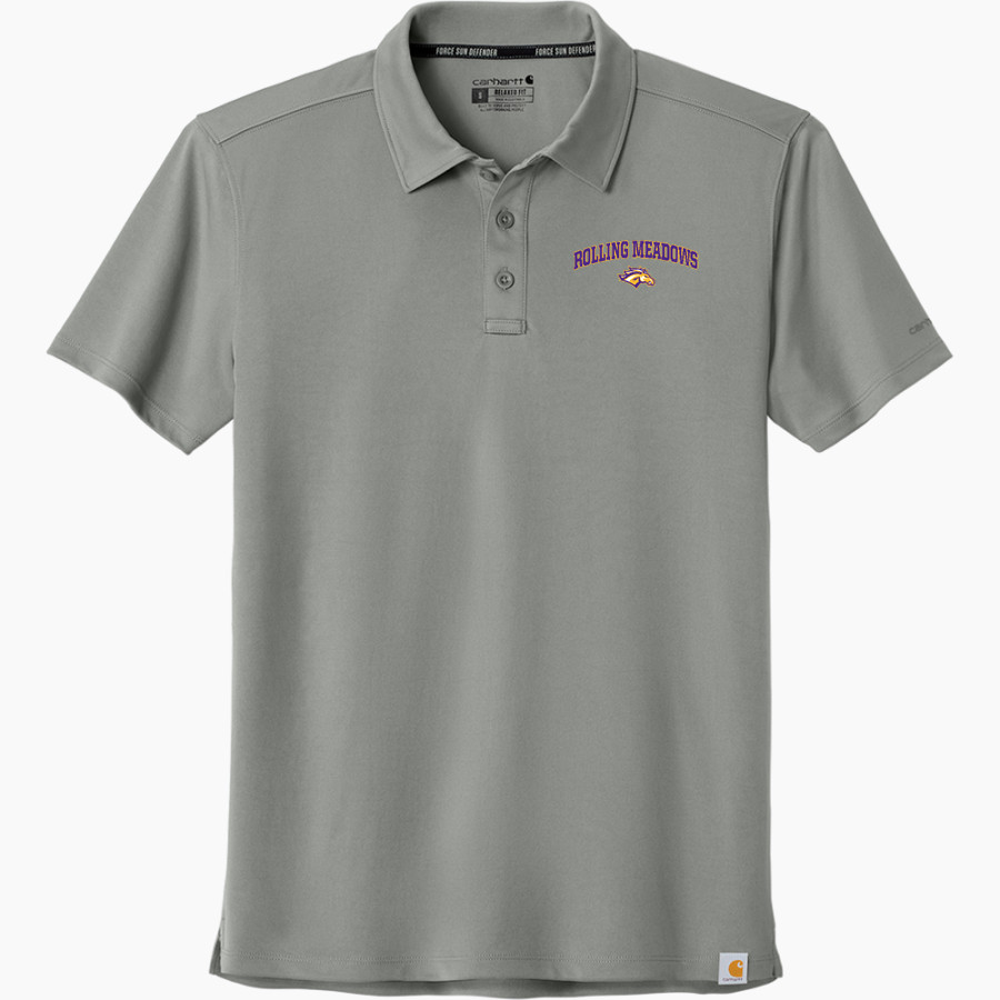 Rolling Meadows Mustangs <span class="pdp-name-mascot">Rolling Meadows High School Mustangs</span> Carhartt Men's Force Sun Defender Polo