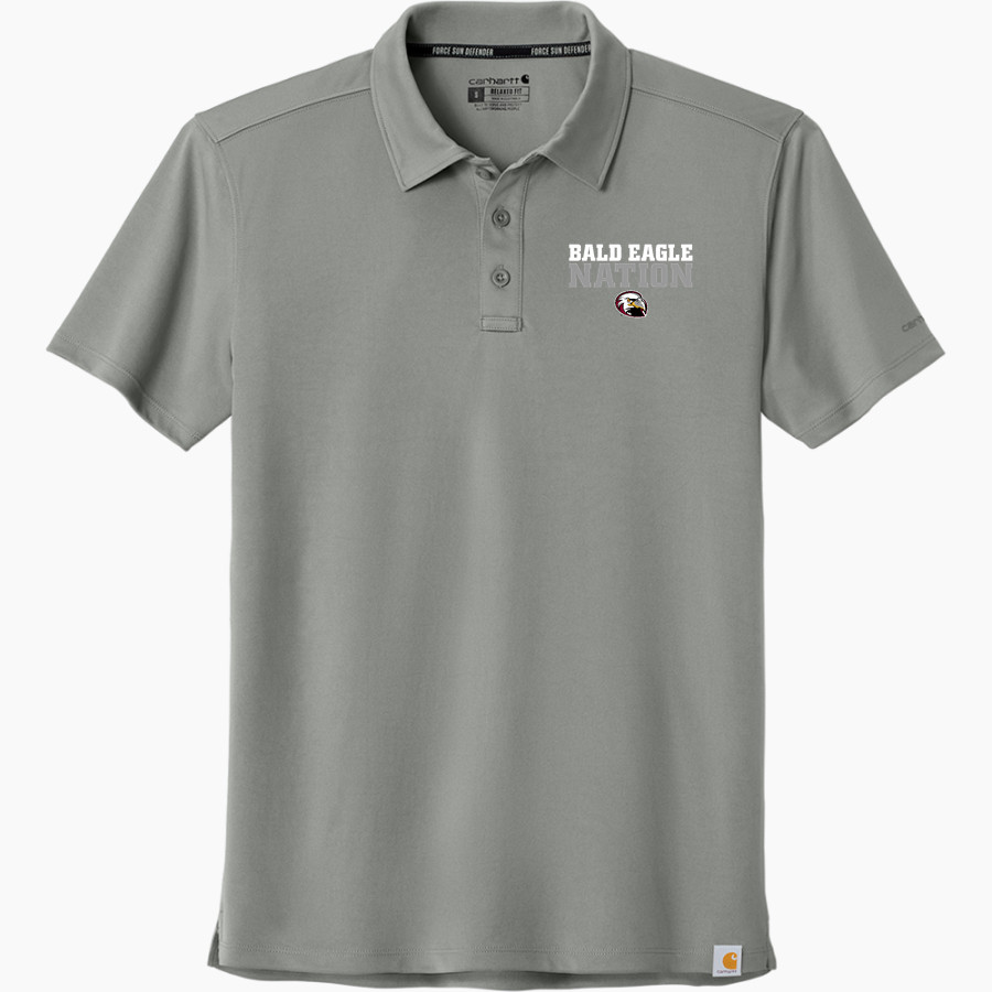 Lock Haven Bald Eagles <span class="pdp-name-mascot">Lock Haven University Bald Eagles</span> Carhartt Men's Force Sun Defender Polo