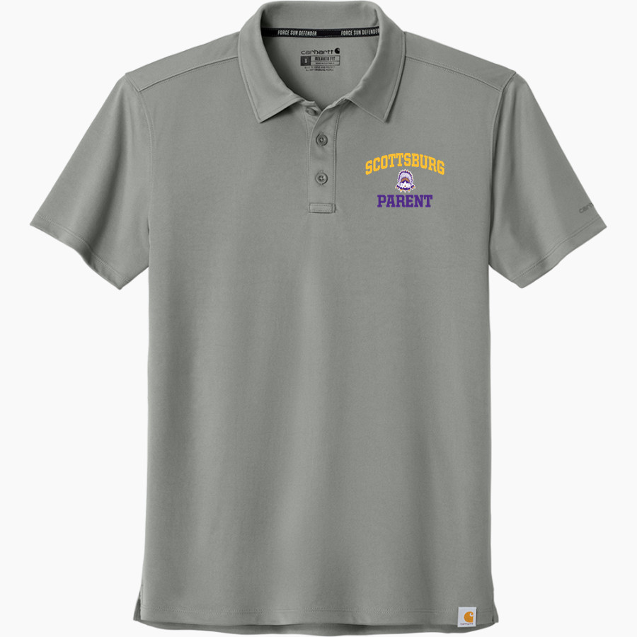 Scottsburg SMS <span class="pdp-name-mascot">Scottsburg SMS</span> Carhartt Men's Force Sun Defender Polo