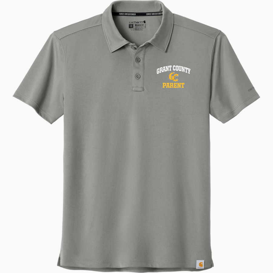 Grant County Braves The Official Online Store <span class="pdp-name-mascot">Grant County Braves</span> Carhartt Men's Force Sun Defender Polo