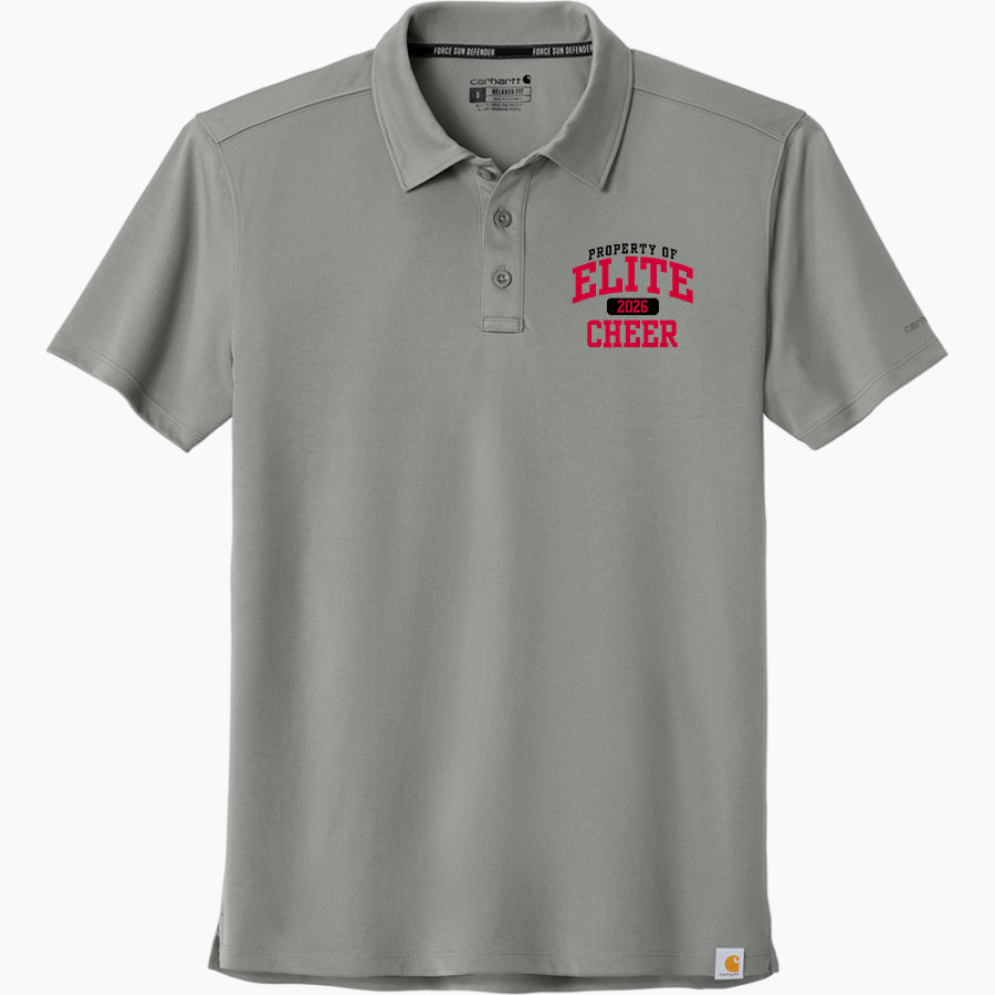 Elite Cheer Online Store <span class="pdp-name-mascot">Elite Cheer</span> Carhartt Men's Force Sun Defender Polo