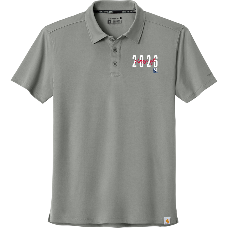 Mission University Mission University <span class="pdp-name-mascot">Mission University</span> Carhartt Men's Force Sun Defender Polo