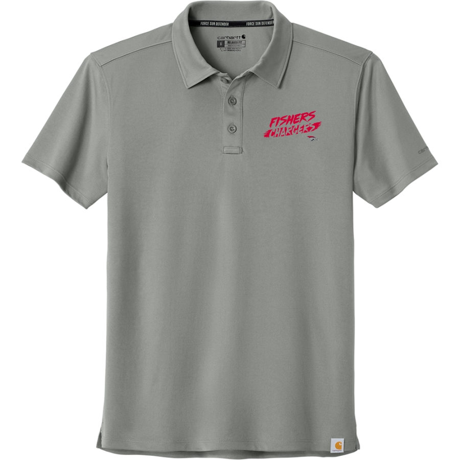 Fishers Chargers <span class="pdp-name-mascot">Fishers Chargers</span> Carhartt Men's Force Sun Defender Polo