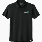 Delta College Pioneers Carhartt Men's Force Sun Defender Polo Front Thumbnail