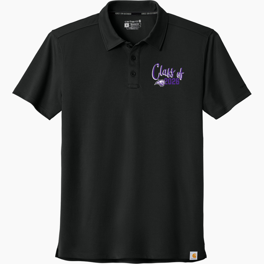 SPANISH SPRINGS HIGH SCHOOL COUGARS <span class="pdp-name-mascot">SPANISH SPRINGS COUGARS</span> Carhartt Men's Force Sun Defender Polo