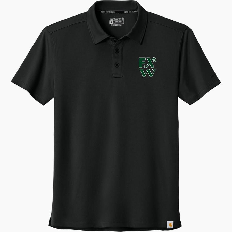 Frances Xavier Warde Jaguars <span class="pdp-name-mascot">Frances Xavier Warde School Jaguars</span> Carhartt Men's Force Sun Defender Polo