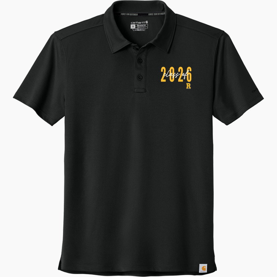 Rochester YellowJackets <span class="pdp-name-mascot">University of Rochester Athletics</span> Carhartt Men's Force Sun Defender Polo