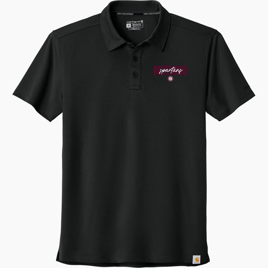 BERTHOUD HIGH SCHOOL SPARTANS Carhartt Men's Force Sun Defender Polo