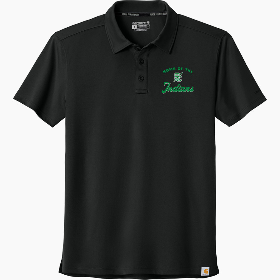 SEMINOLE COUNTY HIGH SCHOOL INDIANS <span class="pdp-name-mascot">SEMINOLE COUNTY INDIANS</span> Carhartt Men's Force Sun Defender Polo