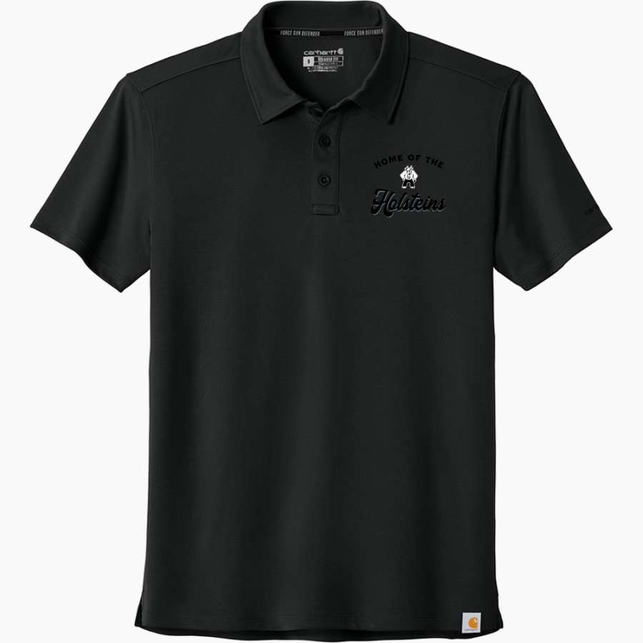 NEW SALEM ALMONT HIGH SCHOOL HOLSTEINS <span class="pdp-name-mascot">NEW SALEM ALMONT HOLSTEINS</span> Carhartt Men's Force Sun Defender Polo