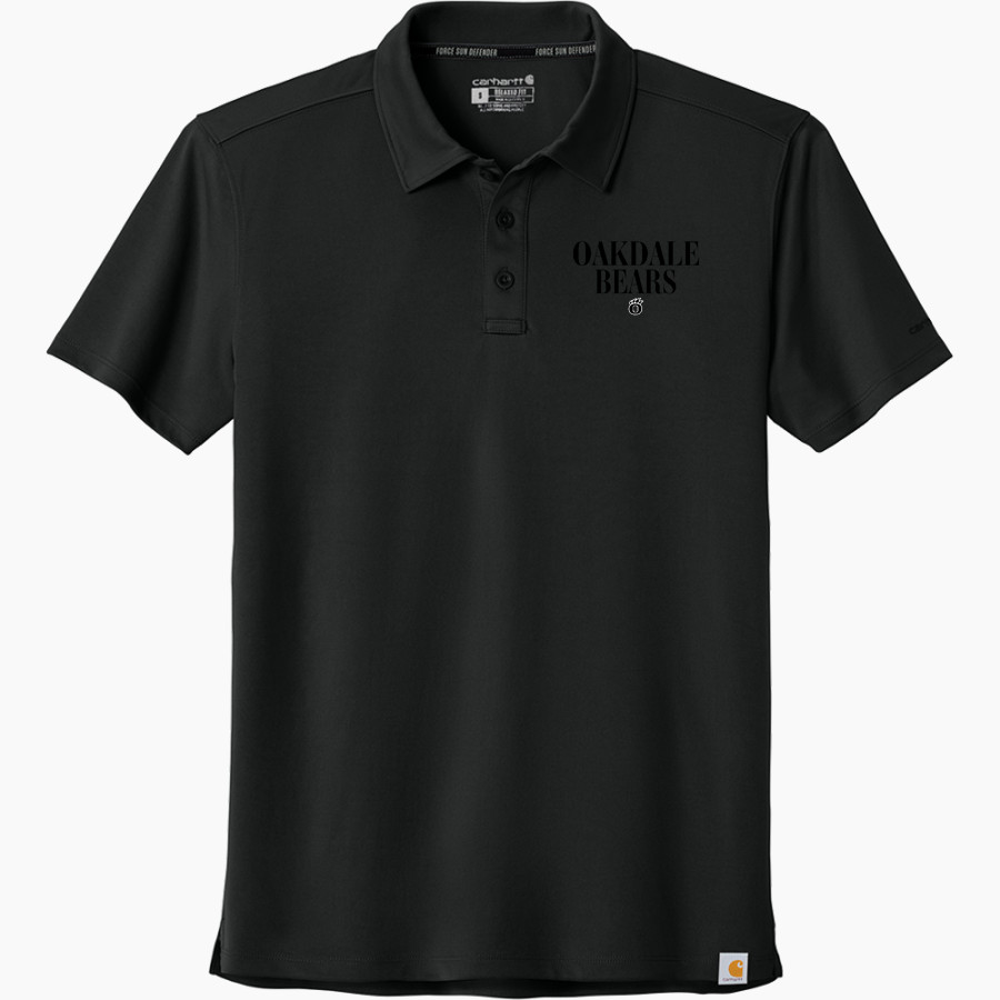 OAKDALE HIGH SCHOOL BEARS Carhartt Men's Force Sun Defender Polo