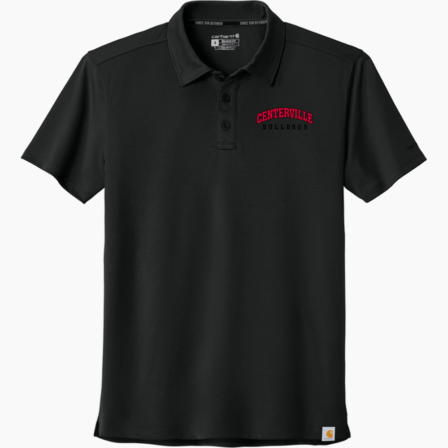 CENTERVILLE HIGH SCHOOL BULLDOGS <span class="pdp-name-mascot">CENTERVILLE BULLDOGS</span> Carhartt Men's Force Sun Defender Polo