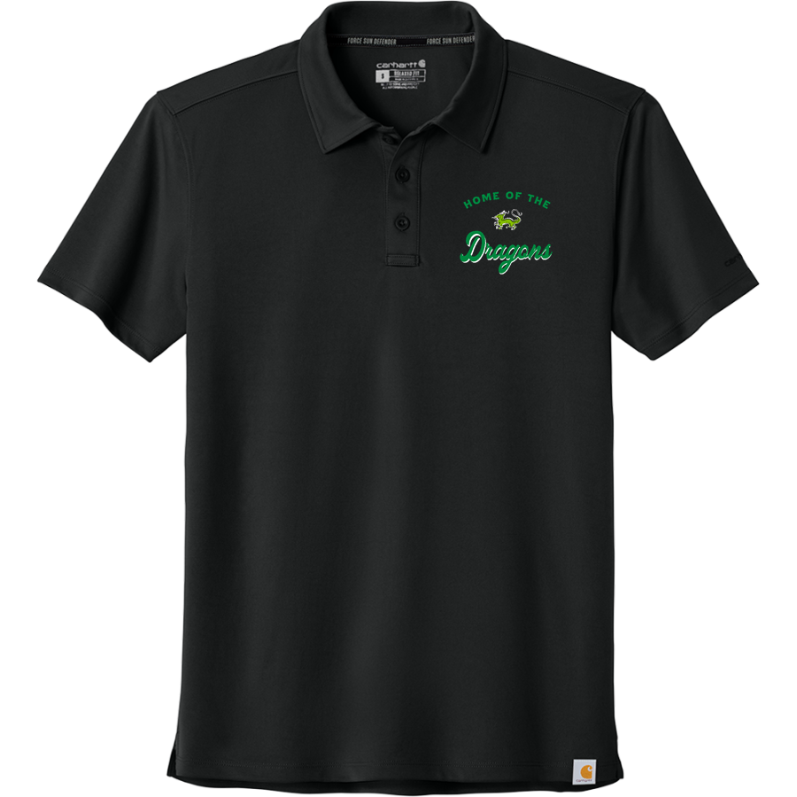 Southern Delaware School Of The Arts dragons <span class="pdp-name-mascot">SDSA Dragons</span> Carhartt Men's Force Sun Defender Polo