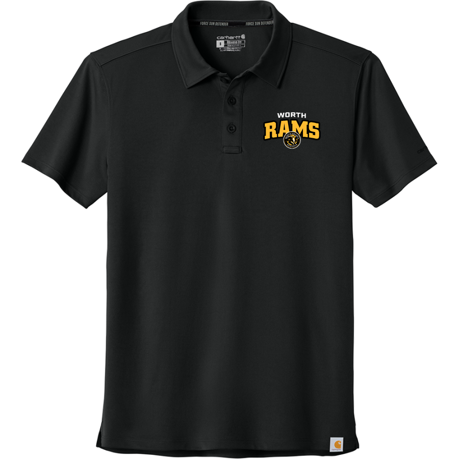 Worth Rams <span class="pdp-name-mascot">Worth Rams</span> Carhartt Men's Force Sun Defender Polo