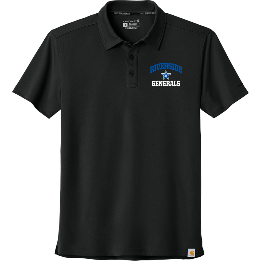 RIVERSIDE HIGH SCHOOL GENERALS <span class="pdp-name-mascot">RIVERSIDE GENERALS</span> Carhartt Men's Force Sun Defender Polo