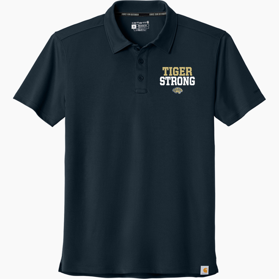Cohoes Tigers Carhartt Men's Force Sun Defender Polo