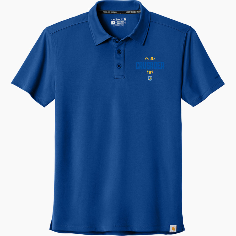 Central Wisconsin Christian Crusaders Online Store Carhartt Men's Force Sun Defender Polo