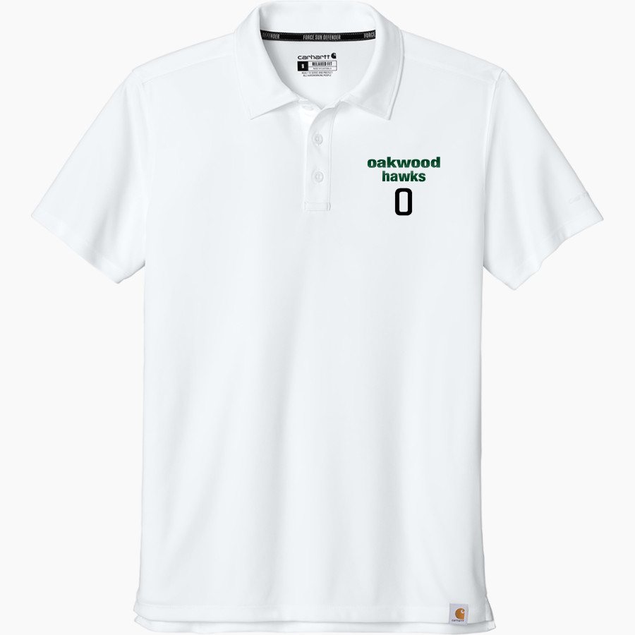 Oakwood Hawks <span class="pdp-name-mascot">Oakwood Hawks</span> Carhartt Men's Force Sun Defender Polo
