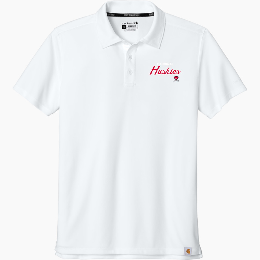 CARDINAL HIGH SCHOOL HUSKIES <span class="pdp-name-mascot">CARDINAL HUSKIES</span> Carhartt Men's Force Sun Defender Polo