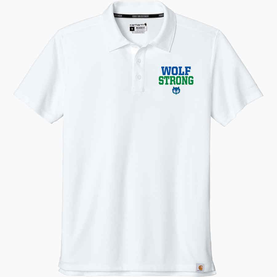 PCRHS Wolves Official Sideline Store <span class="pdp-name-mascot">PROVIDENCE CRISTO REY WOLVES</span> Carhartt Men's Force Sun Defender Polo
