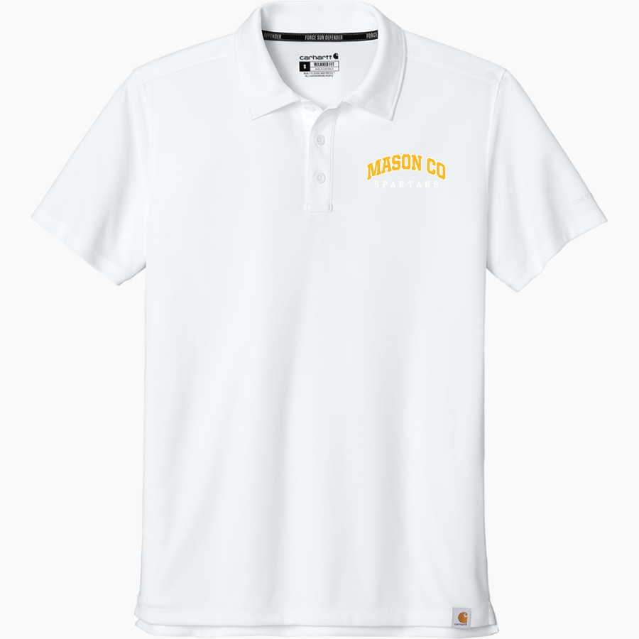 MASON CO CENTRAL HIGH SCHOOL SPARTANS Carhartt Men's Force Sun Defender Polo