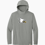 Woodland Baptist Eagles Carhartt Men's Force Sun Defender Long Sleeve Hooded T-Shirt Front Thumbnail