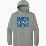 Barton College Official Store of the Bulldogs <span class="pdp-name-mascot">Barton Bulldogs</span> Carhartt Men's Force Sun Defender Long Sleeve Hooded T-Shirt Front Thumbnail