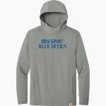 BROCKPORT BLUE DEVILS The Official Online Store <span class="pdp-name-mascot">BROCKPORT BLUE DEVILS</span> Carhartt Men's Force Sun Defender Long Sleeve Hooded T-Shirt Front Thumbnail