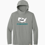 4th Down University 4th Down University <span class="pdp-name-mascot">4th Down University</span> Carhartt Men's Force Sun Defender Long Sleeve Hooded T-Shirt Front Thumbnail