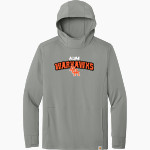AUM Warhawks Carhartt Men's Force Sun Defender Long Sleeve Hooded T-Shirt Front Thumbnail