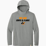 Lewis & Clark College The Official Online Store Carhartt Men's Force Sun Defender Long Sleeve Hooded T-Shirt Front Thumbnail