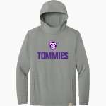 University Of St. Thomas Athletics The Official Online Store Carhartt Men's Force Sun Defender Long Sleeve Hooded T-Shirt Front Thumbnail
