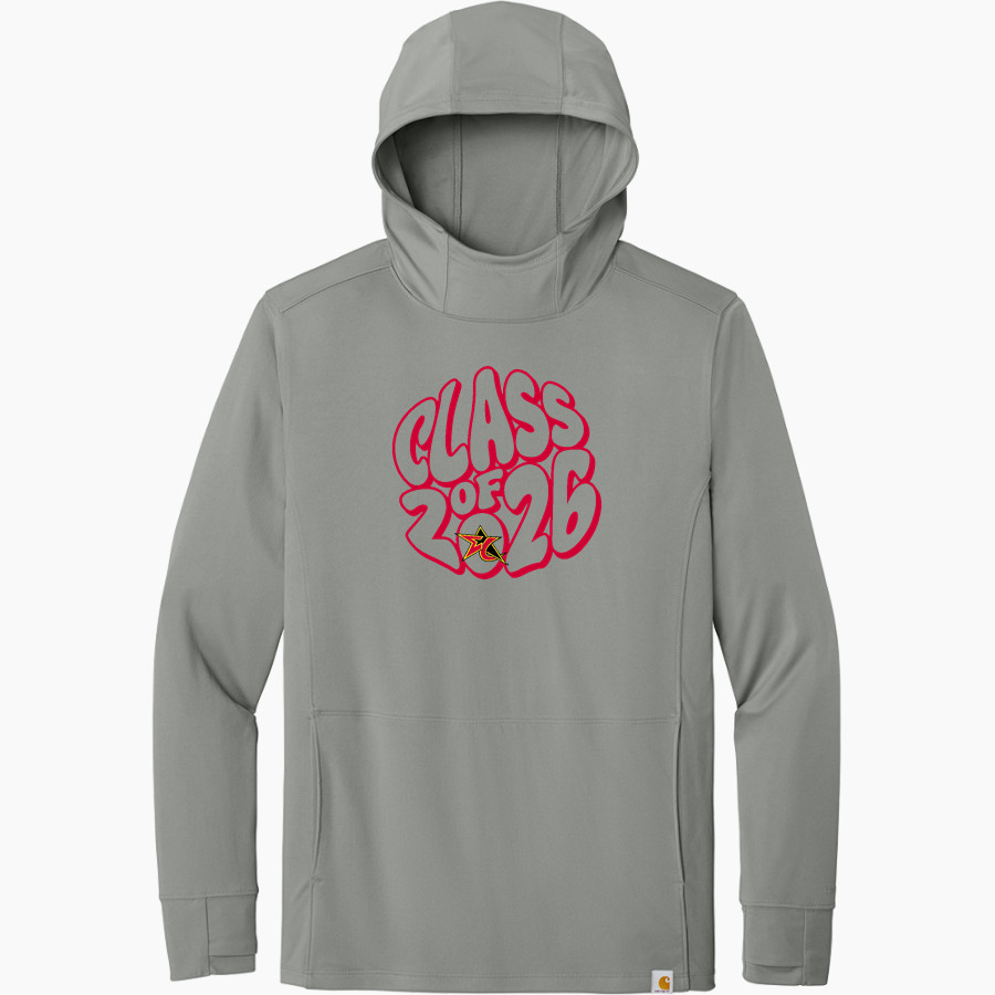 Elite Cheer Online Store <span class="pdp-name-mascot">Elite Cheer</span> Carhartt Men's Force Sun Defender Long Sleeve Hooded T-Shirt