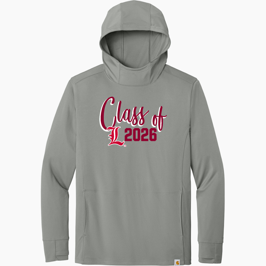 LOUISVILLE HIGH SCHOOL WILDCATS <span class="pdp-name-mascot">LOUISVILLE WILDCATS</span> Carhartt Men's Force Sun Defender Long Sleeve Hooded T-Shirt