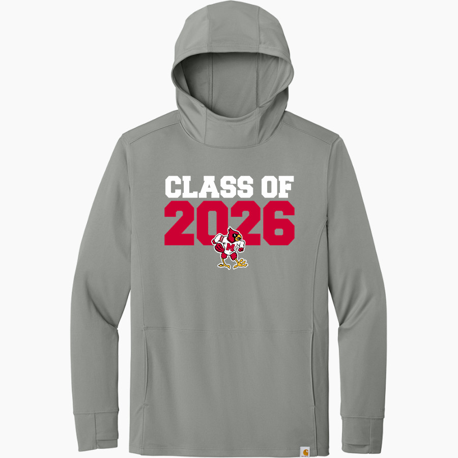 MAYFIELD HIGH SCHOOL CARDINALS Carhartt Men's Force Sun Defender Long Sleeve Hooded T-Shirt