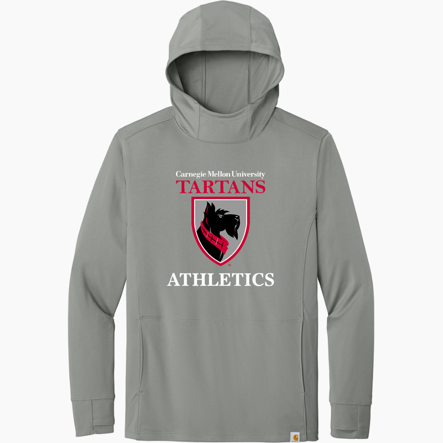 CARNEGIE MELLON UNIVERSITY TARTANS Carhartt Men's Force Sun Defender Long Sleeve Hooded T-Shirt