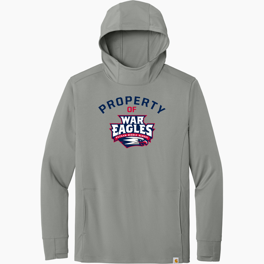 Putnam County War Eagles <span class="pdp-name-mascot">Putnam County War Eagles</span> Carhartt Men's Force Sun Defender Long Sleeve Hooded T-Shirt